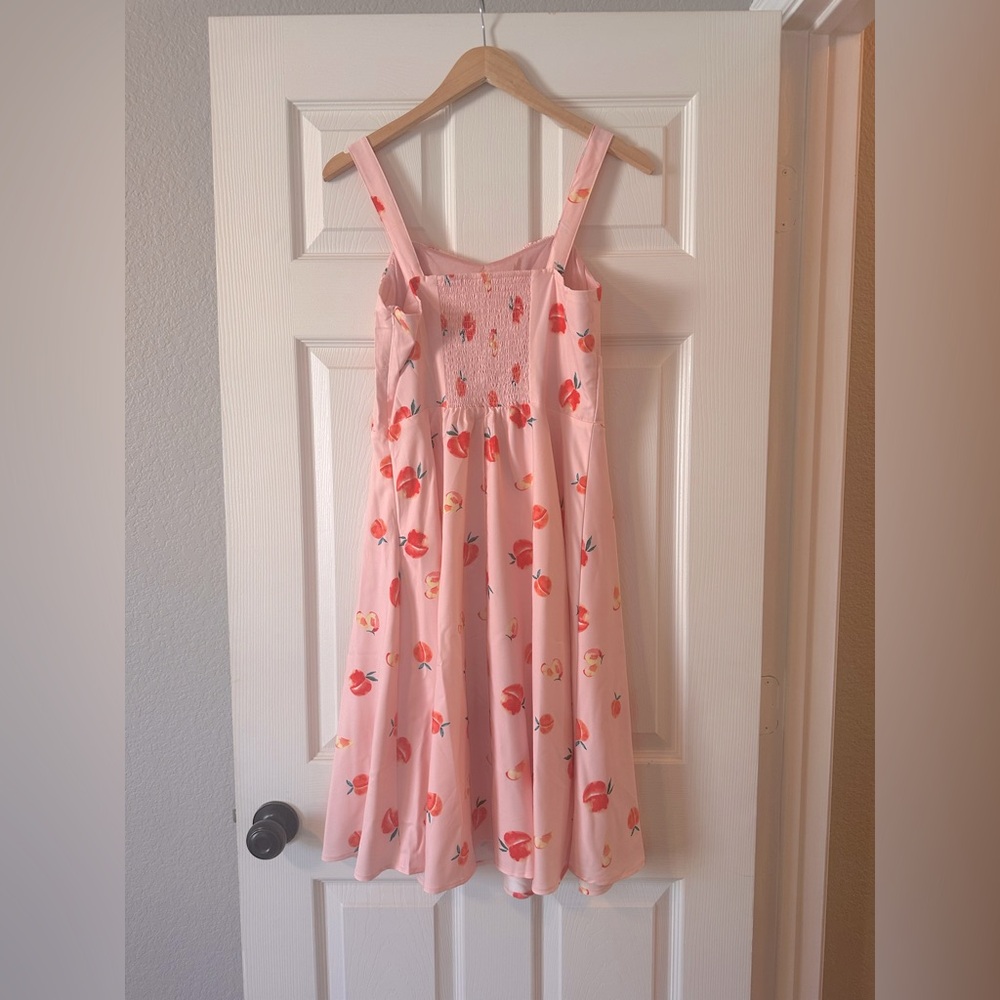 Floral Pink Swing dress - Picture 3 of 3